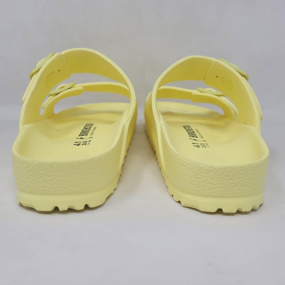 Birkenstock Arizona Sandals Womens EU41 US10.5 Yellow Rubber EVA Slides Slip On - Picture 5 of 13